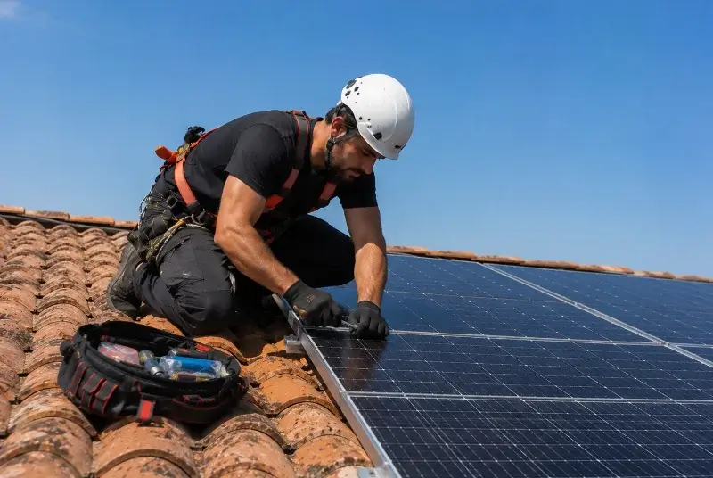Maintenance et monitoring de panneaux solaires à Montpinier