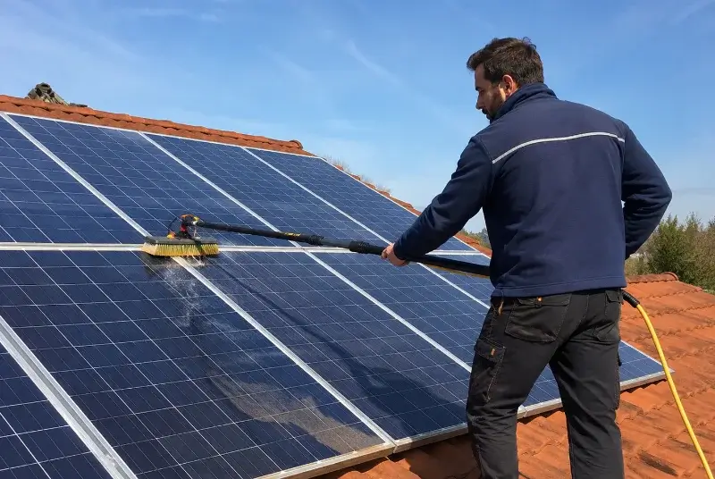 Nettoyage et entretien de panneaux solaires à Montpinier